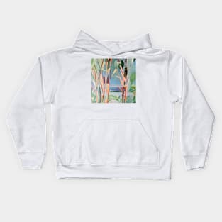 Botanicals at the Beach Kids Hoodie